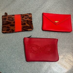 Three ipsy makeup bags